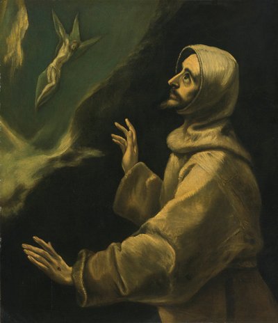 Saint Francis of Assisi Receiving the Stigmata by El Greco